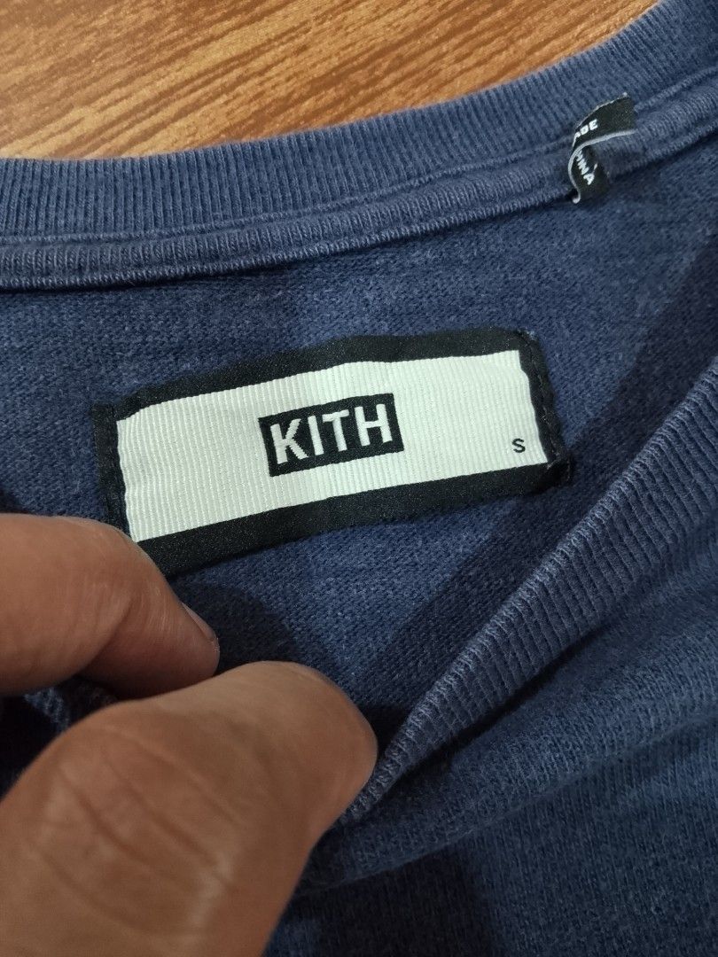 Kith basi mid logo (Category: Tshirts & Polo Shirts ) located in San Jose del Monte. Submitted by sellibay (Listing ID 1470662592, Image 2). Description: dimes: W21 * L28 issue: medyo fade ung sa likod ng neck.