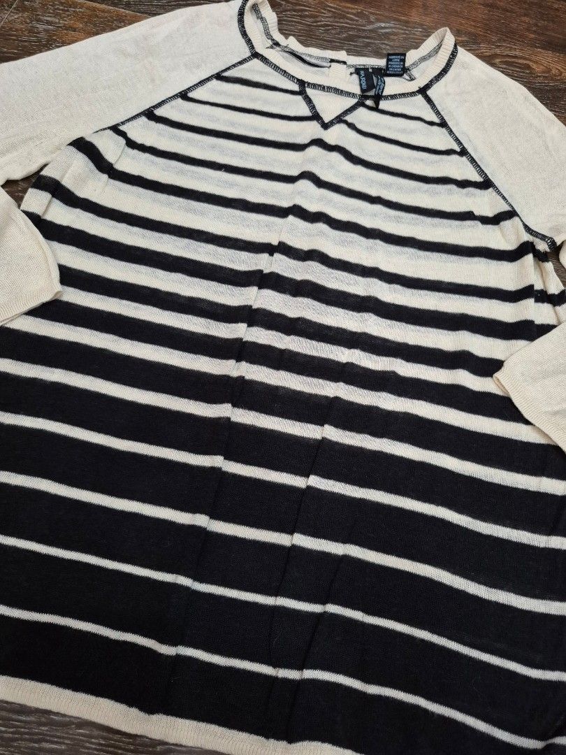 Knit Blouse (Category: Blouses) located in Santa Cruz. Submitted by deenem (Listing ID 1470608938, Image 3). Description: Lightly Used😍👌 No flaws👌 L on Tag Can fit M-L Asian (Measurements laid flat in inches) Bust:19 Lenght: 24.