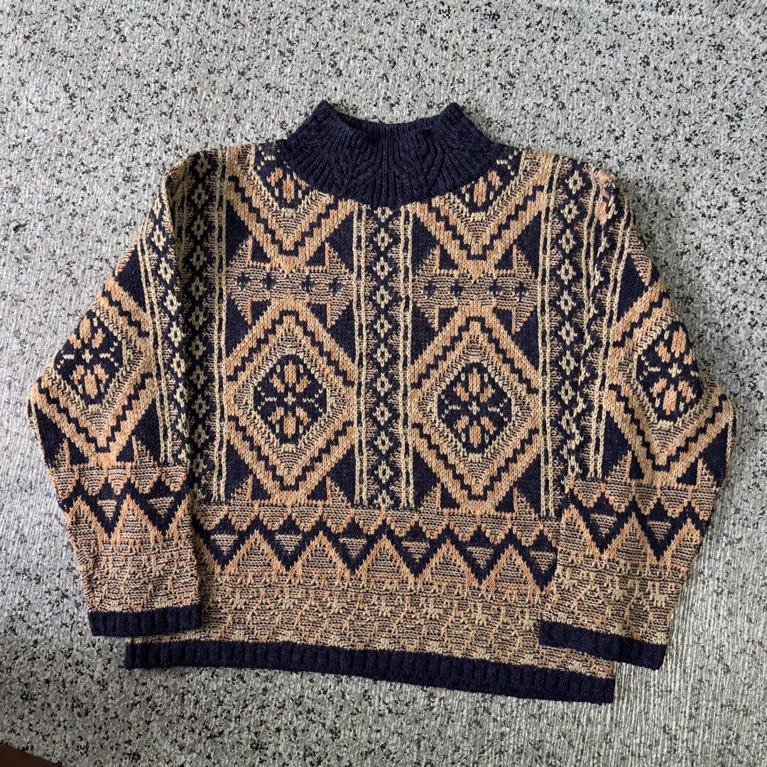 Knited Sweater (Category: Coats, Jackets and Outerwear) located in Baguio. Submitted by secondoption.ph (Listing ID 1470563168, Image 1). Description: Fitting medium Length 22 Width 22.