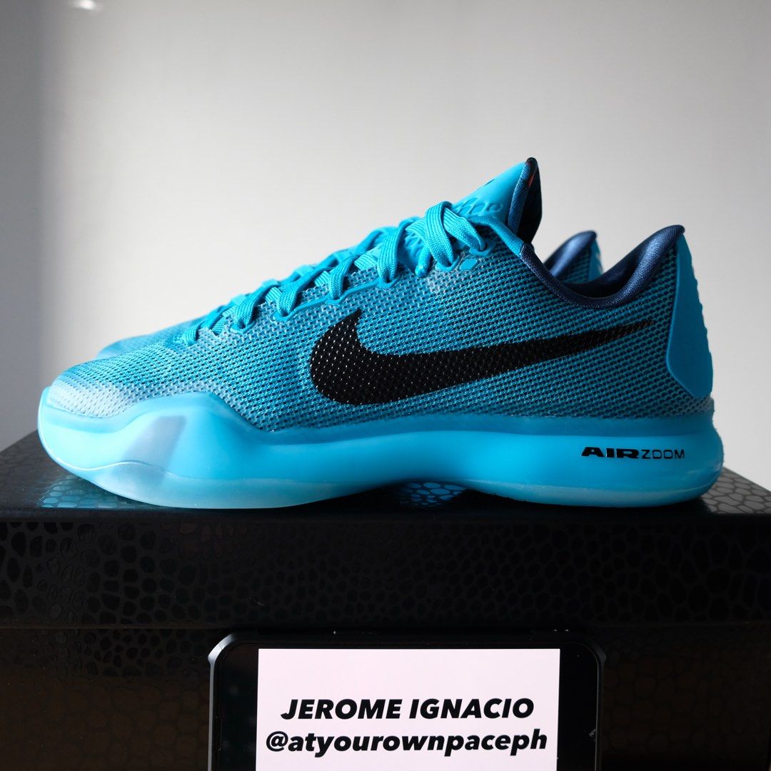 Kobe 10 Protro Blue Lagoon (Category: Sneakers) located in Calamba. Submitted by jedgi (Listing ID 1470608581, Image 1). Description: Kobe 10 Protro Blue Lagoon Size 9 BNDS 12,995 Meet-up: Makati Shipping: Lalamove or LBC Follow us on Facebook: Pace PH On IG: @atyourownpaceph.