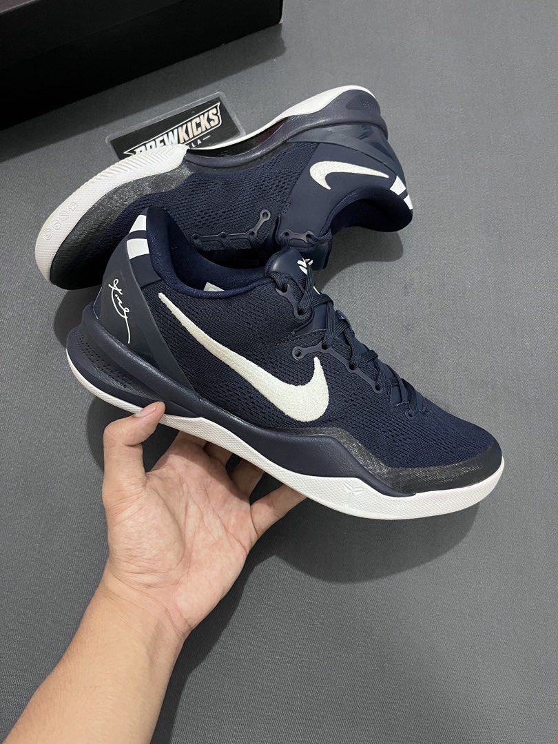 Kobe 8 “College Navy” (Category: Sneakers) located in Caloocan City. Submitted by drewkicksmnl (Listing ID 1470612713, Image 2). Description: F sale | trade Kobe 8 “College Navy” - Size 10 - Used 3x / Complete ₱6,999 Only! (10,895srp) 📍North Caloocan Area IG/Tiktok : @drew.kicksmnl.