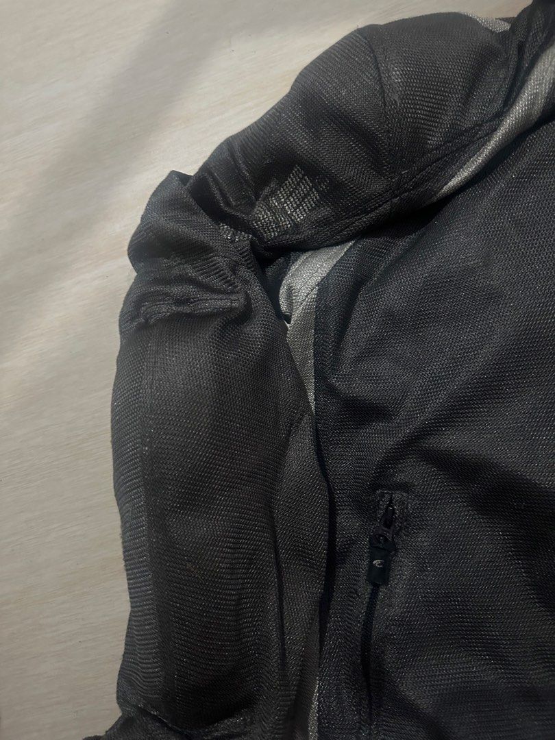 Komine Safety & Innovation Mesh Motorcycle Jacket (Category: Coats, Jackets and Outerwear) located in Manila. Submitted by zayzay08 (Listing ID 1470727906, Image 2). Description: - Brand: Komine Riding Jacket - Condition: Excellent / Pre-owned - Colorway: Black and Grey - Size: EU 4XLB / JP 5XLR (Big & Tall fit) - Material: Full mesh construction for maximum airflow - Protection: Built-in CE-approved armor pads on shoulders and elbows - Pockets: 