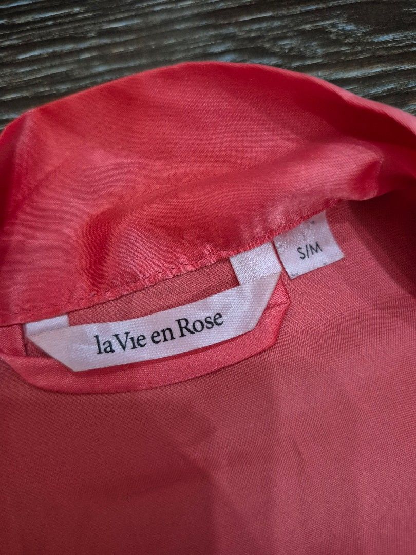 La Vie En Rose Robe (Category: Undergarments & Loungewear) located in Santa Cruz. Submitted by deenem (Listing ID 1470612516, Image 3). Description: Like New😍👌 No flaws👌 S-M on Tag Can fit S-M Asian (Measurements laid flat in inches) Bust:22 Armhole:10.5 Lenght: 36.5.