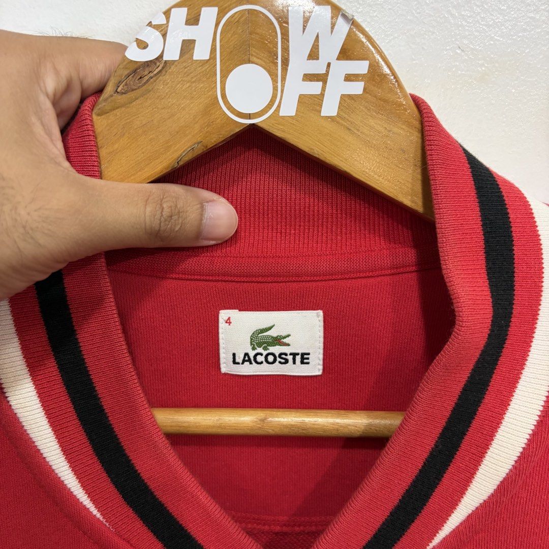 Lacoste (Category: Coats, Jackets and Outerwear) located in Santa Rosa. Submitted by gardenofthrifts (Listing ID 1470609817, Image 3). Description: Shirt ₱2380 M Width: 21 Length: 27 10/10 Condition Comment “Mine” below to purchase..