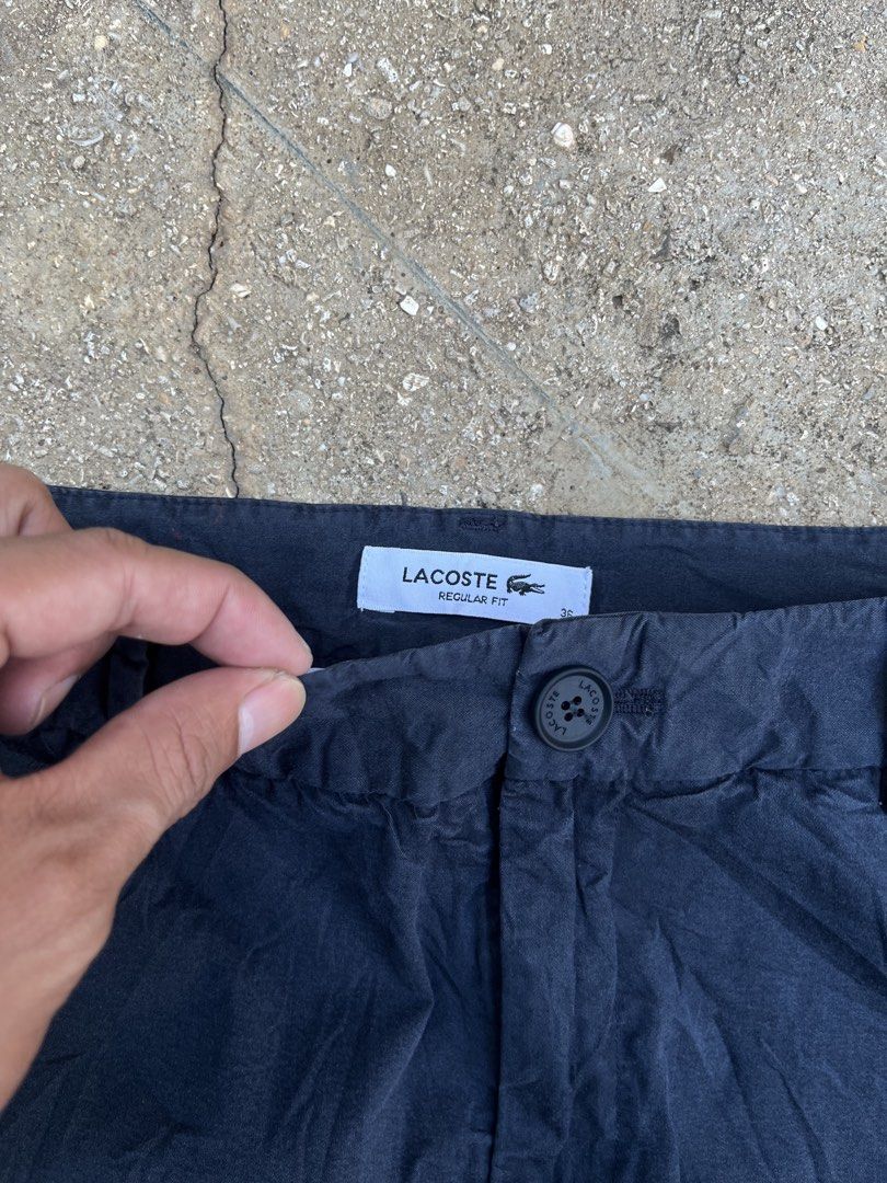 Lacoste (Category: Trousers) located in City of Isabela. Submitted by ibzagga (Listing ID 1470699942, Image 3). Description: Sizs30.