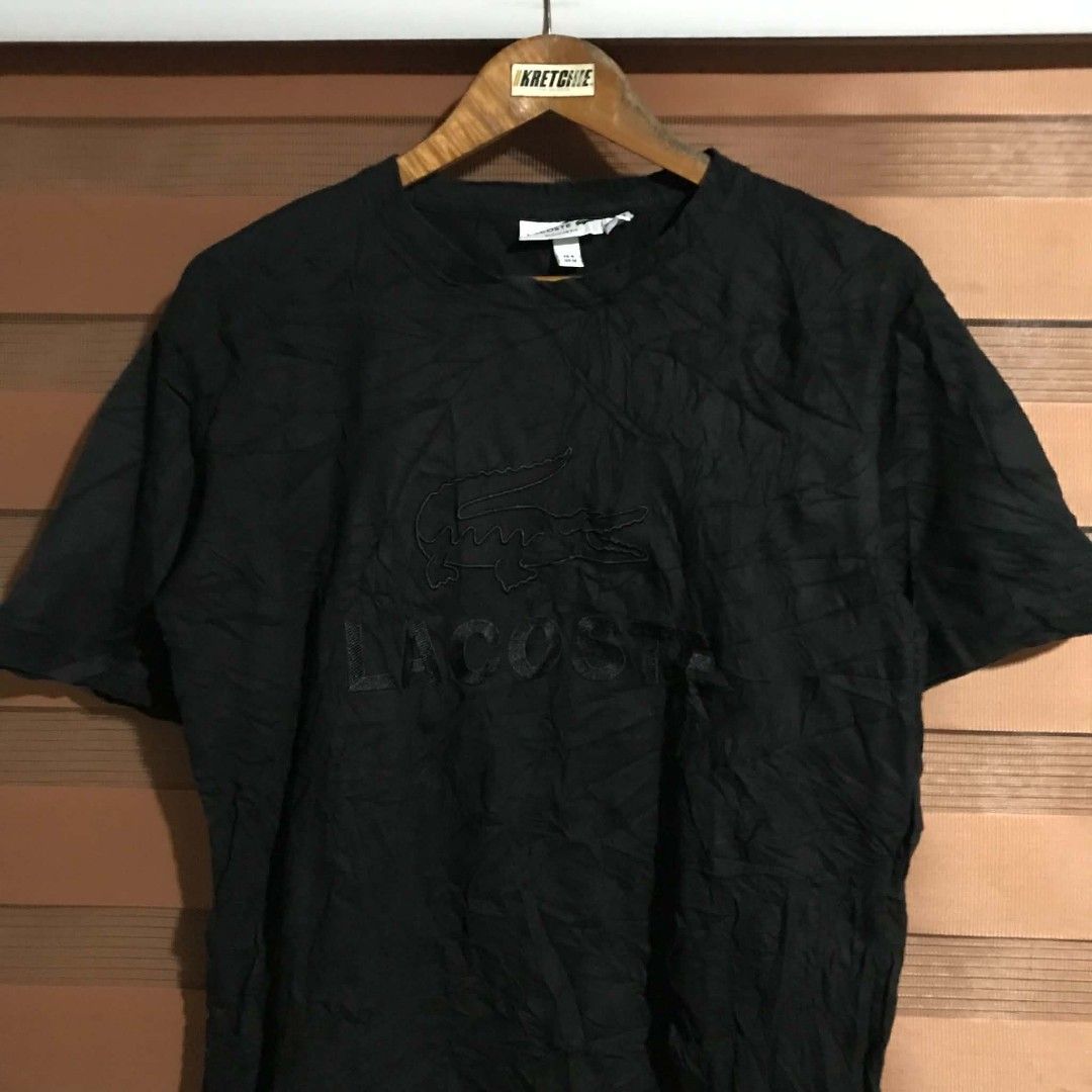 Lacoste Embroidery Big Logo Black (Category: Tshirts & Polo Shirts ) located in Aloran. Submitted by thrift_hunter73 (Listing ID 1470661003, Image 3). Description: Lacoste Embroidery Big Logo Black.