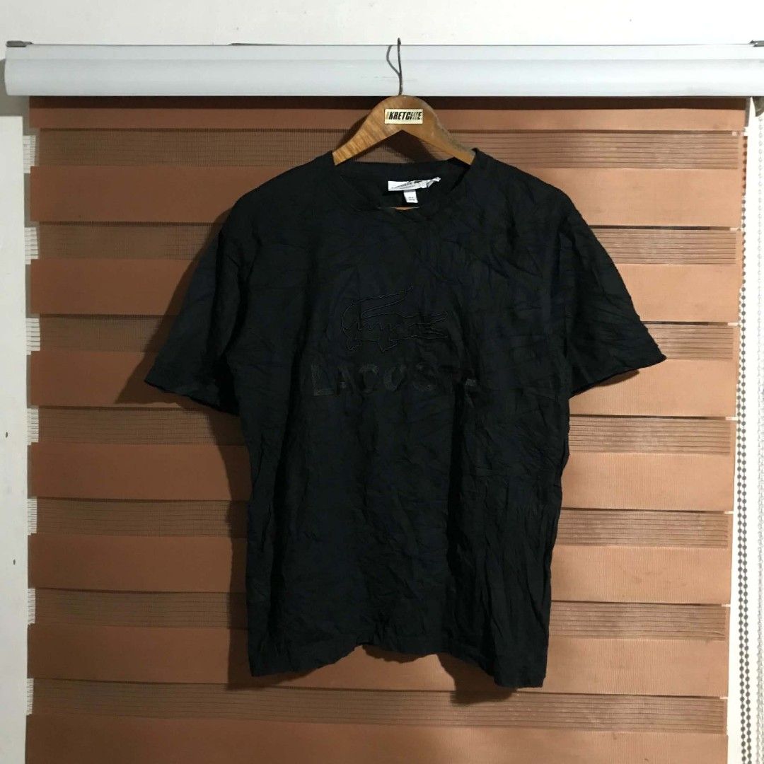Lacoste Embroidery Big Logo Black (Category: Tshirts & Polo Shirts ) located in Aloran. Submitted by thrift_hunter73 (Listing ID 1470661003, Image 1). Description: Lacoste Embroidery Big Logo Black.