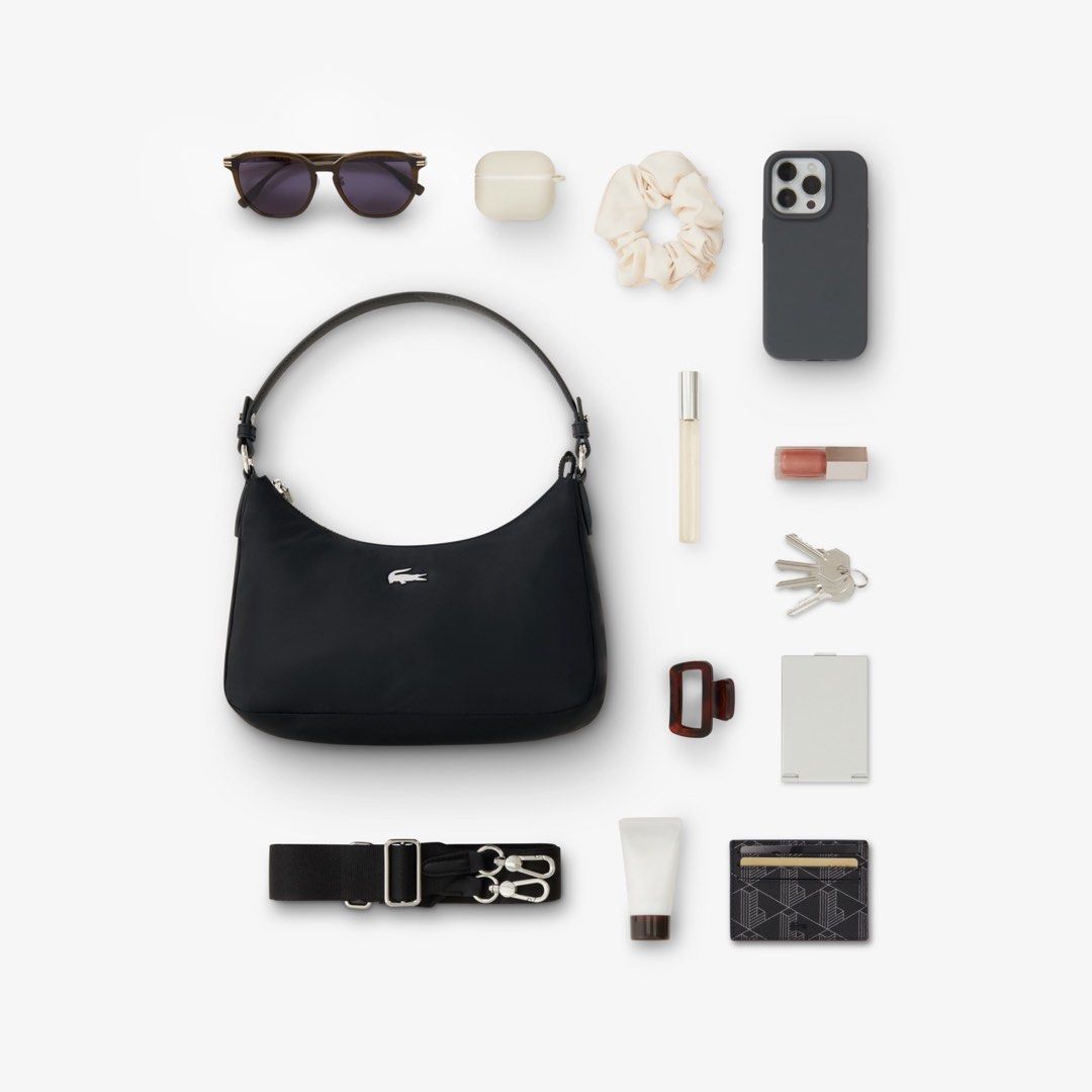 Lacoste Nylon Shoulder bag with strap (Category: Cross-body Bags) located in Legazpi City. Submitted by marthascollection19 (Listing ID 1470658516, Image 3). Description: .