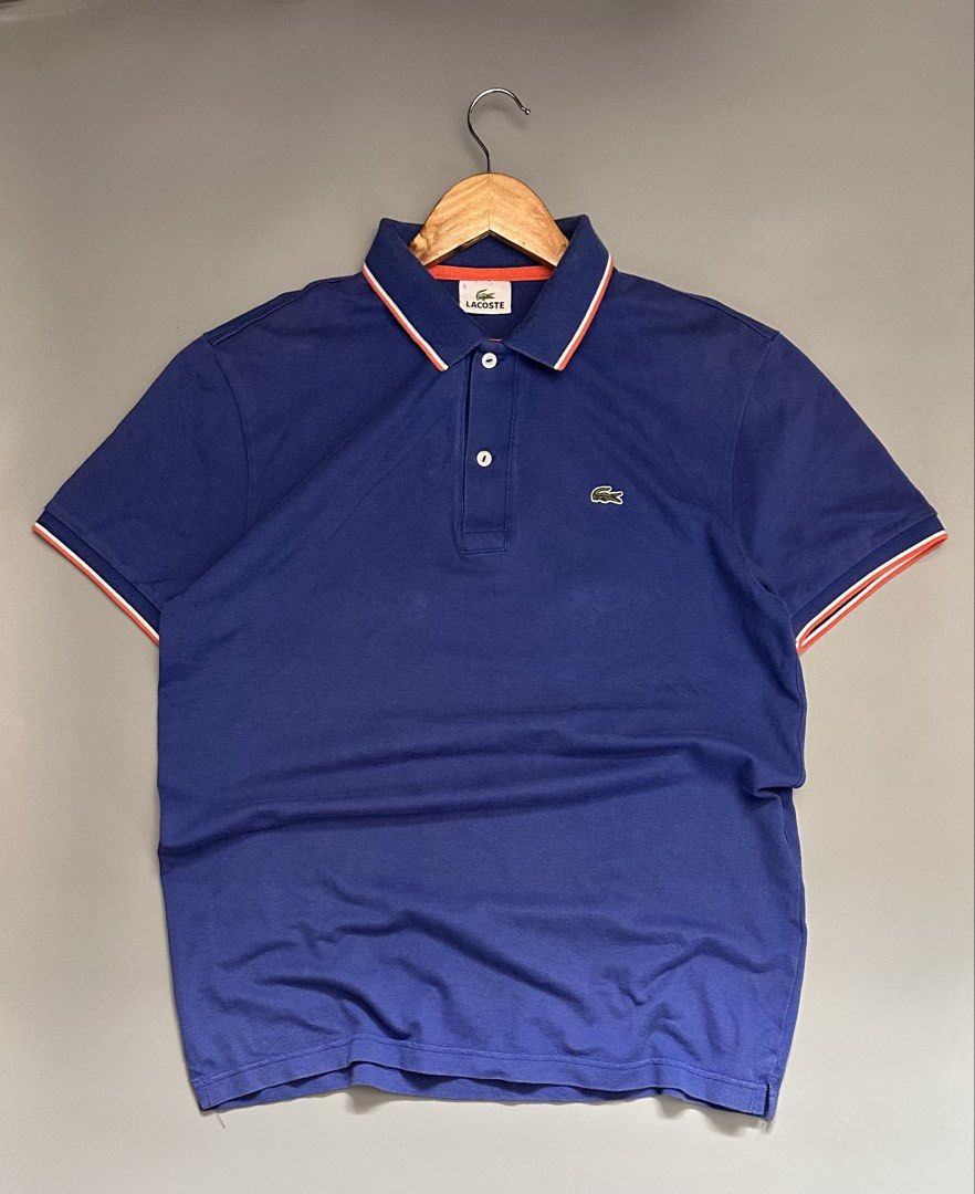 Lacoste Polo Shirt (Category: Activewear) located in Manila. Submitted by thriftavenueph (Listing ID 1470671823, Image 1). Description: Fs: Lacoste Polo Shirt Size: 22x28, L Condition: excellent, have a repaired hole di halata Price: 850.