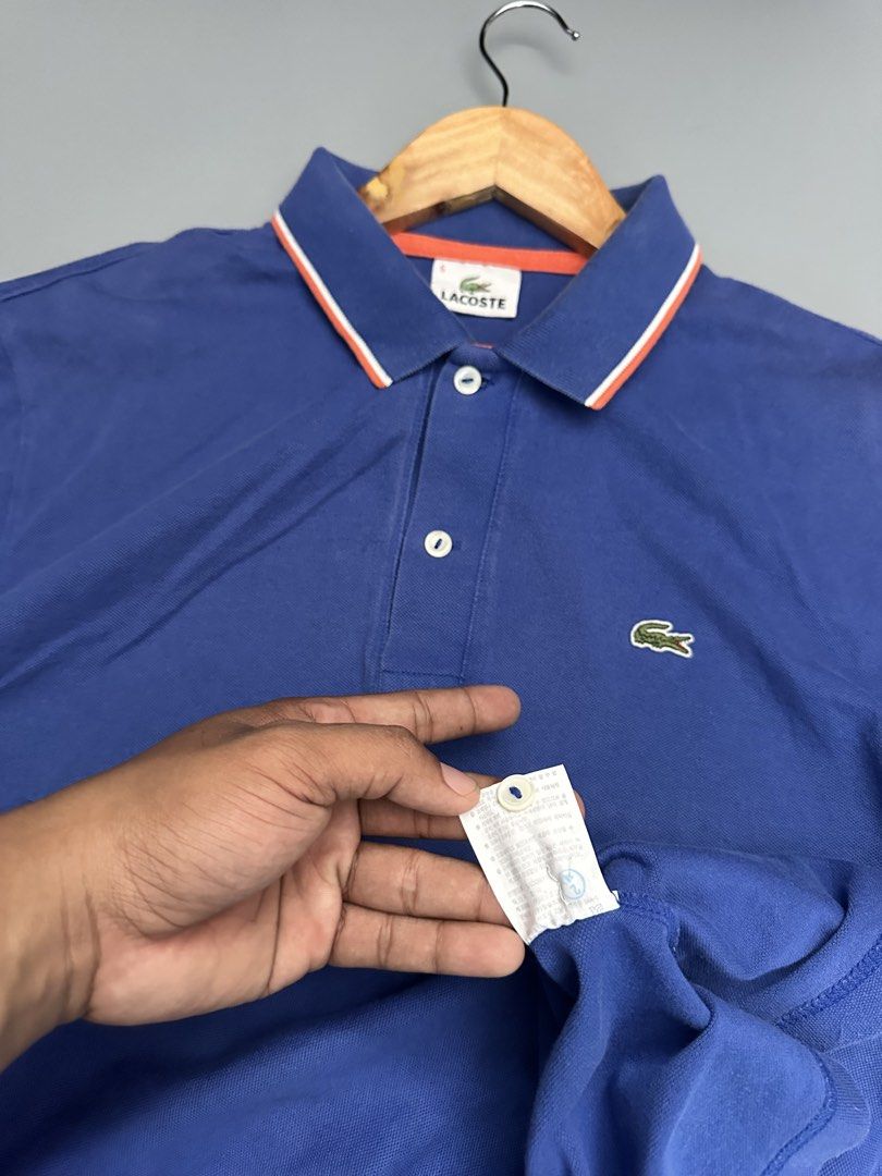 Lacoste Polo Shirt (Category: Activewear) located in Manila. Submitted by thriftavenueph (Listing ID 1470671823, Image 3). Description: Fs: Lacoste Polo Shirt Size: 22x28, L Condition: excellent, have a repaired hole di halata Price: 850.