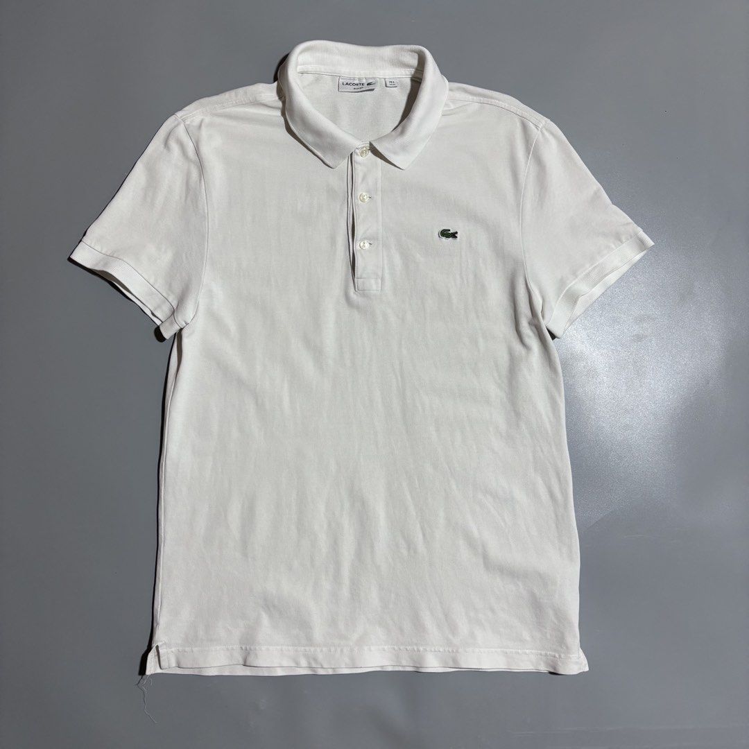 Lacoste Polo Shirt (Category: Tshirts & Polo Shirts ) located in Bacolod City. Submitted by Hanap_ukay (Listing ID 1470689731, Image 1). Description: Lacoste Polo Shirt Size: XL Slim Fit 20/28 Excellent 1,300.