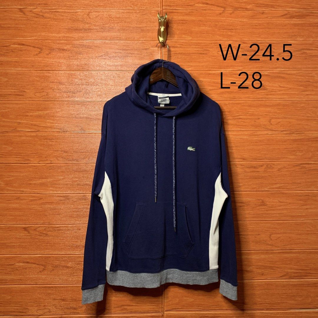 Lacoste Tricolor Hoodie (Category: Coats, Jackets and Outerwear) located in Quezon City. Submitted by donklasiko (Listing ID 1470654268, Image 2). Description: Condition: 9+/10 Issue: repaired pinhole Refer to the dimension 🤗 PM FOR MORE DETAILS NO RETURN, NO EXCHANGE & NO REFUND! ✅I ALSO ACCEPT TRADE/SWAP TO ANYTHING JUST DROP YOUR OFFER Please manage your expectations, this is a secondhand item. What you see is what you get 😊 💵MOP: GCASH, BD