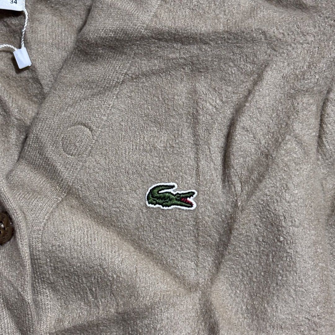 Lacoste Wool Cardigan (Category: Coats, Jackets and Outerwear) located in Bacolod City. Submitted by Hanap_ukay (Listing ID 1470688174, Image 3). Description: Lacoste Wool Cardigan Size 34 Small Like New Condition 9.8/10 1,800.