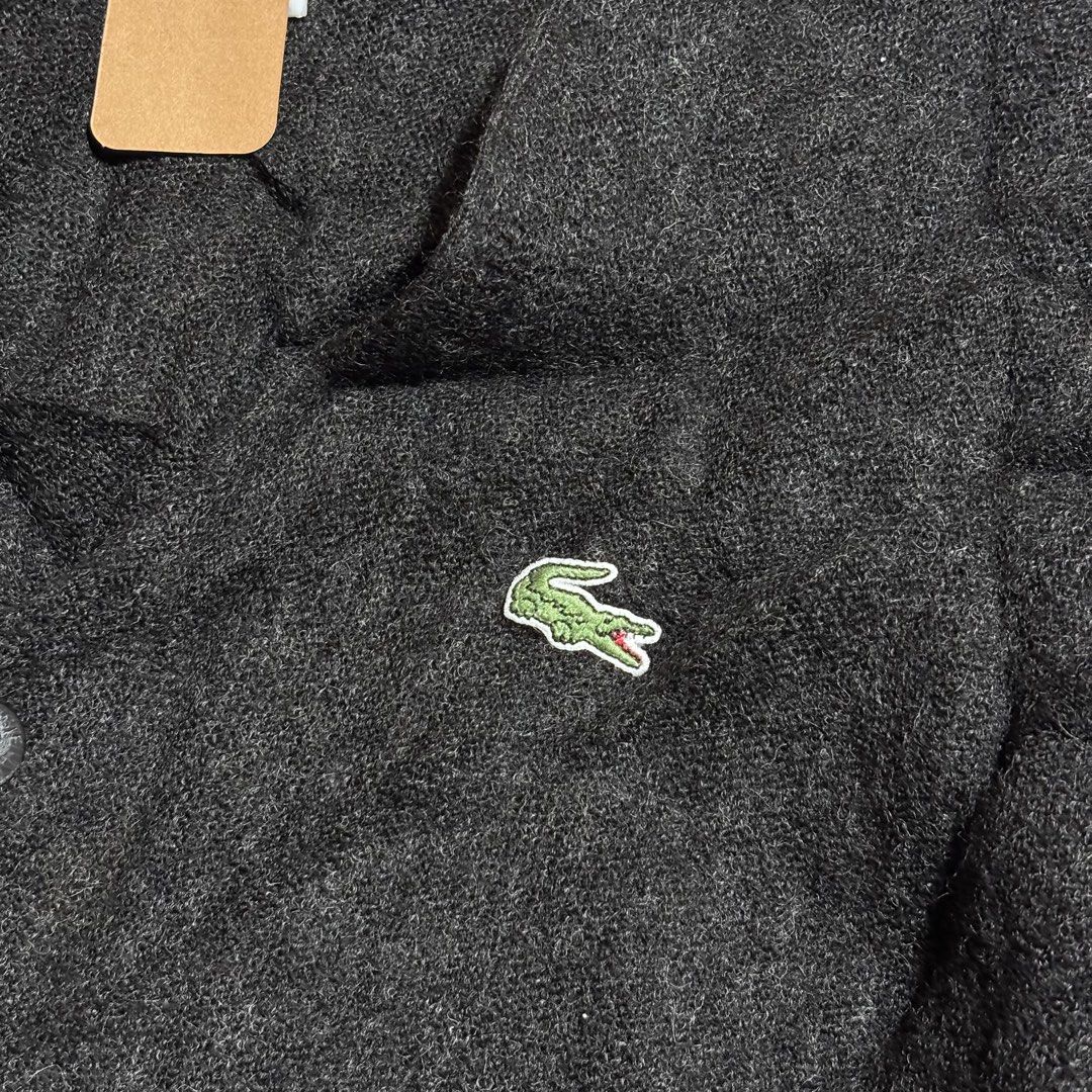 Lacoste Wool Cardigan (Category: Coats, Jackets and Outerwear) located in Bacolod City. Submitted by Hanap_ukay (Listing ID 1470688567, Image 3). Description: Lacoste Wool Cardigan Size Large Like New Condition 9.5/10 No flaws 1,500 .
