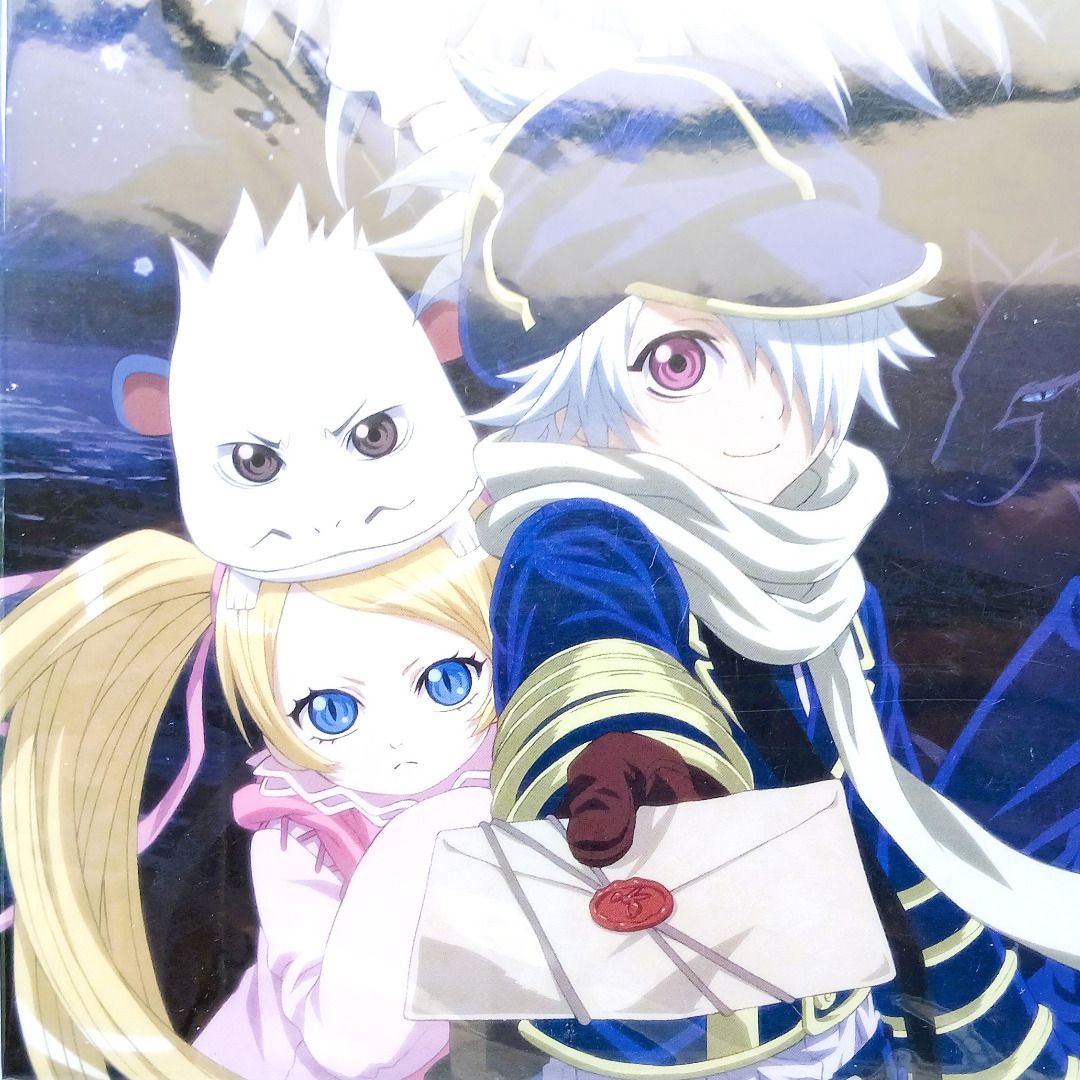Lag Seeing Letter Bee Reverse Tegami Bachi Anime A4 Clear File Folder (Category: Character Goods) located in Iloilo. Submitted by jrmagallanes78 (Listing ID 1470571469, Image 1). Description: A4 size clear file/folder featuring Lag Seeing, Niche with her companion Steak and Gauche Suede from the anime/manga Letter Bee Reverse (Tegami Bachi). Item is still SEALED and condition is therefore considered UNKNOWN with some dents that can be seen though