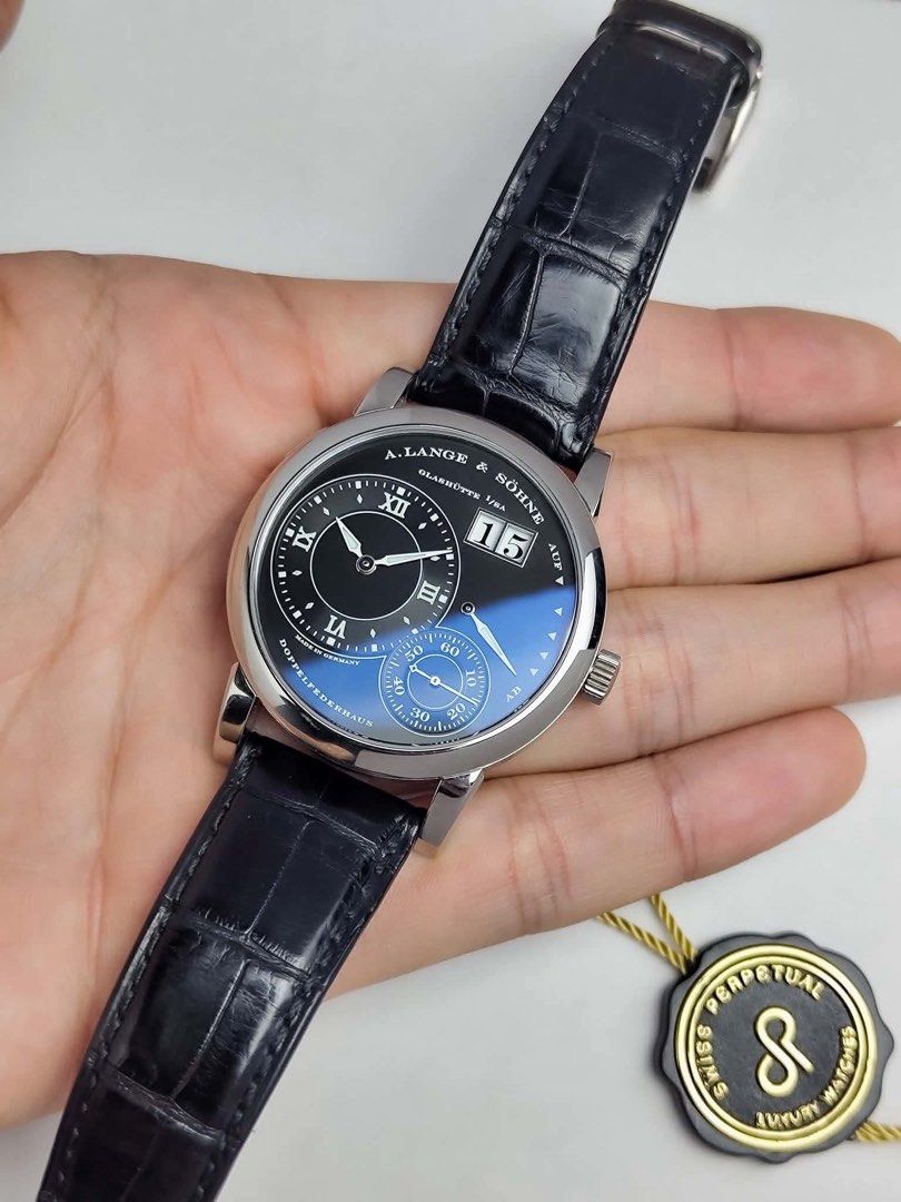 Lange 1 Luminous WG (Category: Men's Watches) located in Makati City. Submitted by swissperpetual (Listing ID 1470620367, Image 1). Description: A. Lange & Söhne Lange 1 Luminous White Gold Black Dial 101.029 38.5mm 2004 Complete Set Condition: 9/10 (Excellent condition) Price: P2,698,000 Negotiable 🤝 7 Day Moneyback Guarantee 🧑‍🔧 1 Year SP Service Warranty 💱 Trades Offers and Pre-orders Accepted 💳 Credit Card Options Available 🪙 Layaway Op