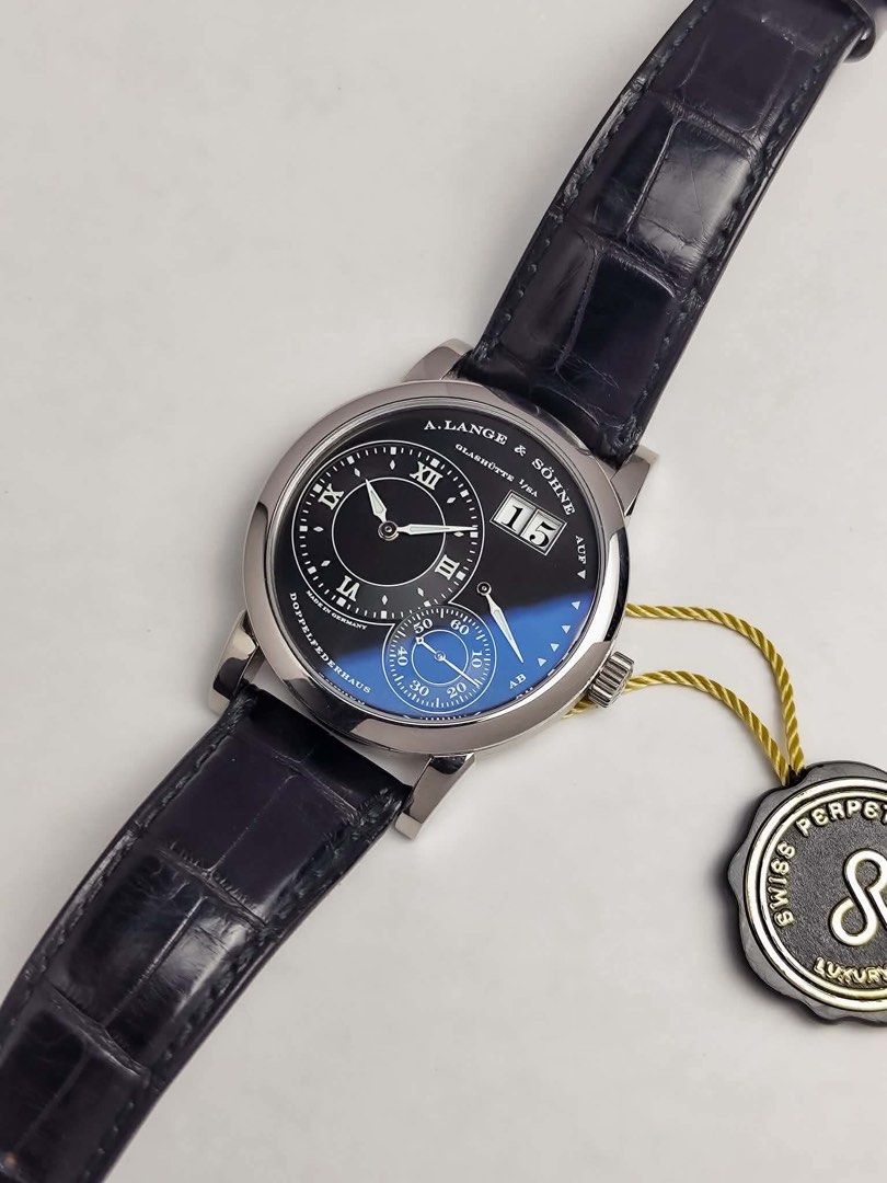 Lange 1 Luminous WG (Category: Men's Watches) located in Makati City. Submitted by swissperpetual (Listing ID 1470620367, Image 3). Description: A. Lange & Söhne Lange 1 Luminous White Gold Black Dial 101.029 38.5mm 2004 Complete Set Condition: 9/10 (Excellent condition) Price: P2,698,000 Negotiable 🤝 7 Day Moneyback Guarantee 🧑‍🔧 1 Year SP Service Warranty 💱 Trades Offers and Pre-orders Accepted 💳 Credit Card Options Available 🪙 Layaway Op