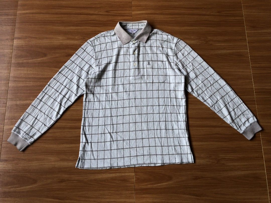 LANVIN LONGSLEEVE POLO SHIRT (Category: Tshirts & Polo Shirts ) located in Baybay. Submitted by dathrifted (Listing ID 1470634863, Image 1). Description: LANVIN LONGSLEEVE POLO SHIRT SIZE 40 ON TAG Width- 21 Length- 28 EXCELLENT CONDITION PM if Interested📩📩📩.