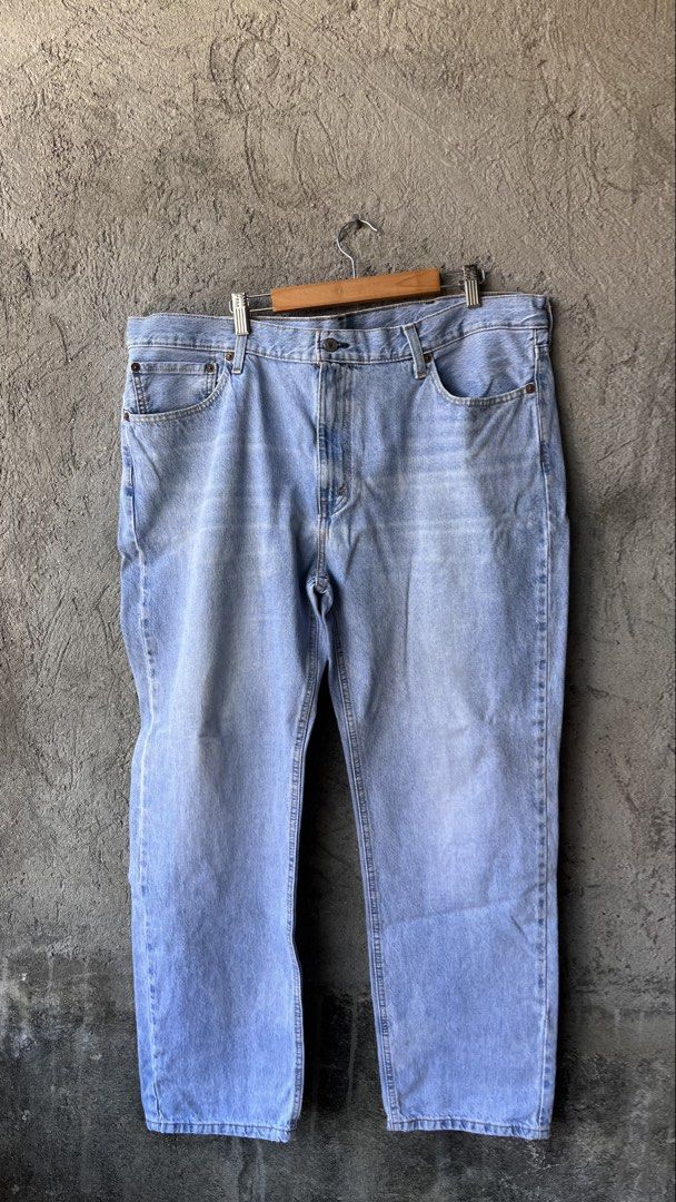 Levi's 541 Athletic Fit Jeans Light Wash Size 38x30 (Category: Jeans) located in Cabuyao City. Submitted by bulandos (Listing ID 1470657607, Image 2). Description: - Brand: Levi's 541 Athletic Fit - Size: 38 waist / 30 length - Color/Wash: Light wash denim - Material: Cotton with stretch for extra comfort - Details: Zip fly, metal button closure, classic 5-pocket setup, iconic red tab, and leather back patch - Condition: Excellent, well-maintaine