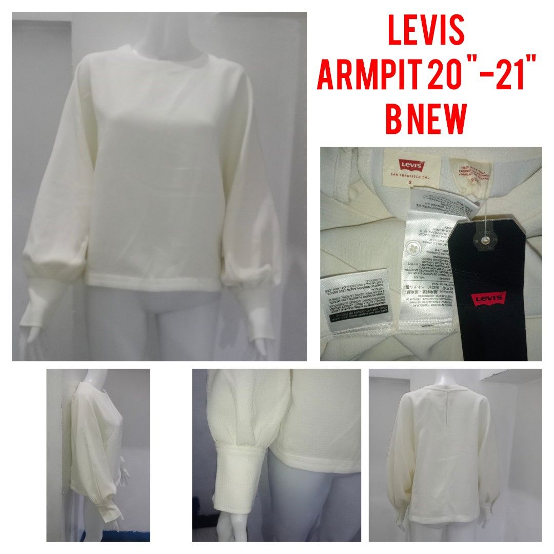 Levi's Balloon Sleeves (Category: Blouses) located in Manila. Submitted by shoekendi (Listing ID 1470739990, Image 1). Description: looks new.