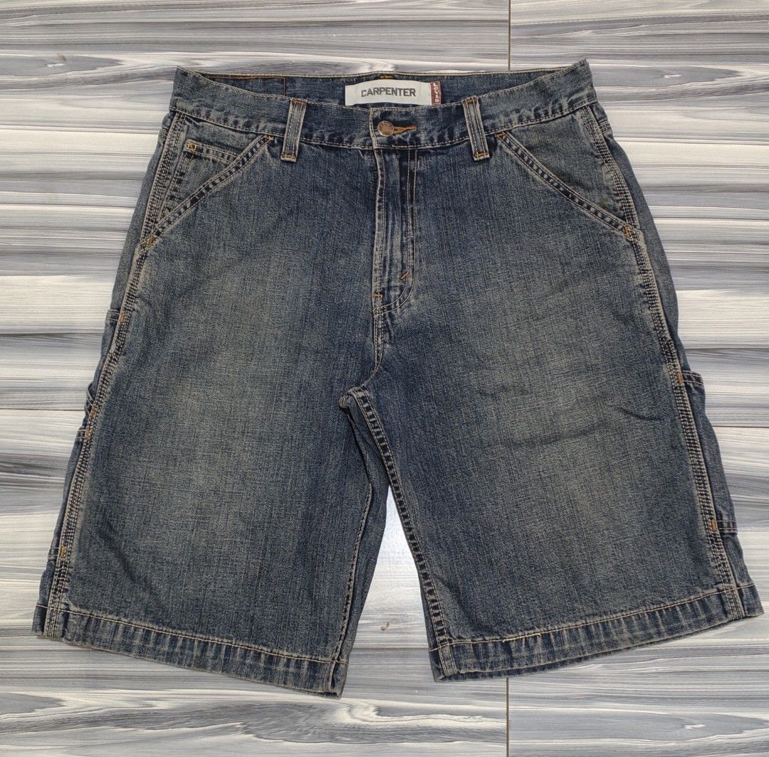 Levi's Carpenter Jorts (Category: Shorts) located in Cebu City. Submitted by archenggo (Listing ID 1470656532, Image 1). Description: No issue Flawless Dimes 30-32x21 Hem 11 Free Shipped.