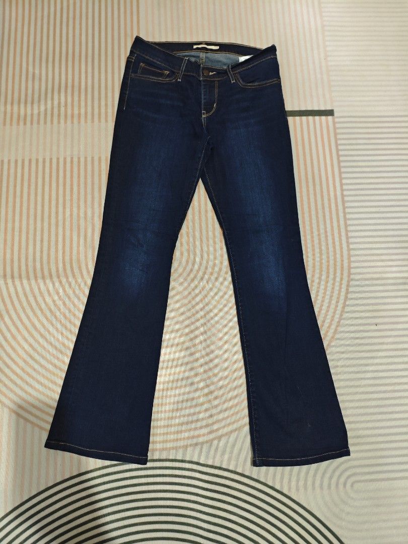 Levis Jeans Womens Bootcut (Category: Activewear) located in Borongan. Submitted by thrifthappens.ph (Listing ID 1470564700, Image 2). Description: Levis Jeans Bootcut As New Condition Size 28x32 Waist: 28-31 Length: 38 Hem: 8.5 Excellent Color rate No Issue Flawless 1200 + sf.