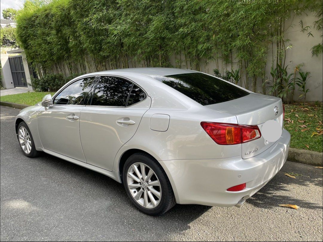 Lexus IS 300 Auto (Category: Used Cars) located in Pasig City. Submitted by ab218 (Listing ID 1470649996, Image 2). Description: YES IT IS AVAILABLE POSTED = STILL AVAILABLE 2009 Lexus IS300 63K Kms / Gas / AT / Silver 3.0L 3GR-FSE Wednesday Coding ALL stock & AS IS condition Lexus Manila BGC 1st Owner Acquired OR/CR under my name LTO registered - June 2026 Latest PMS - August 2026 Cold AC / 2 Sets of Keys No faults / All mechanisms functioning W
