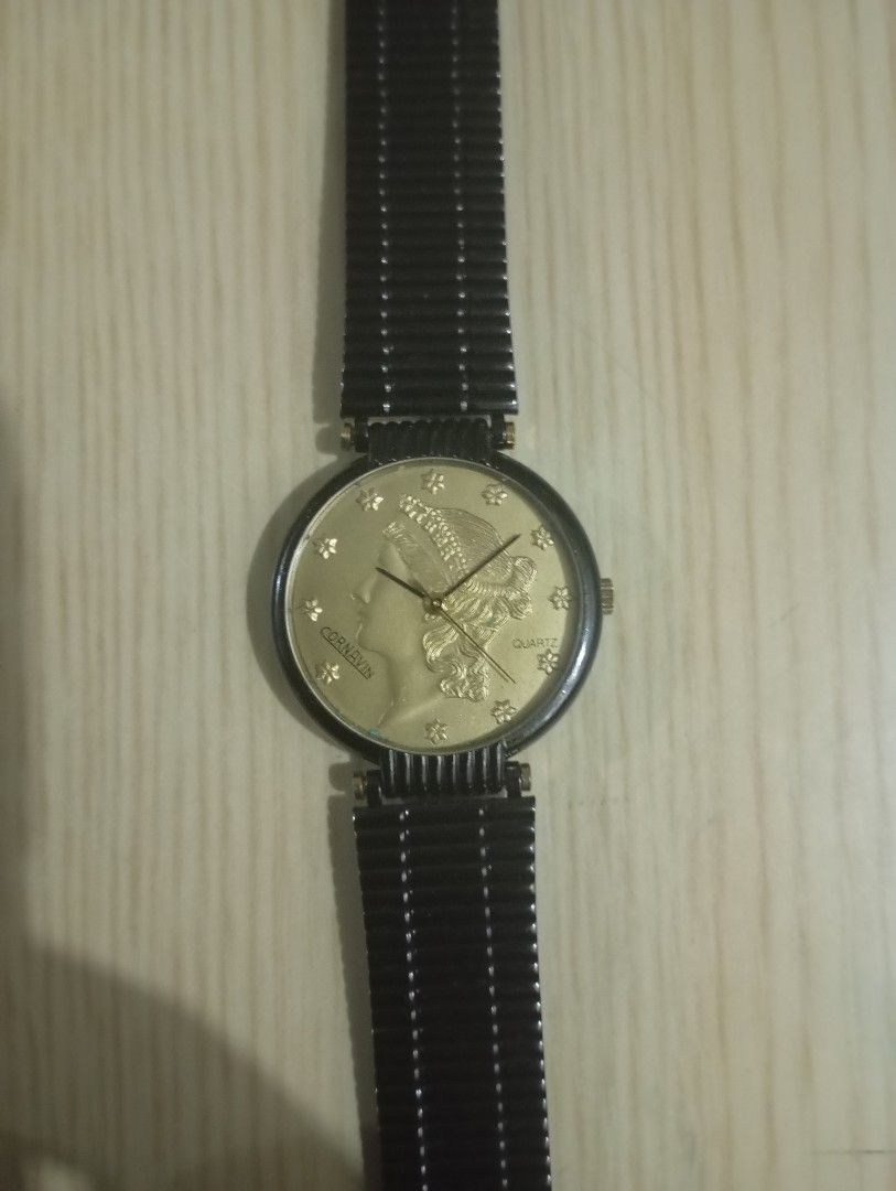 Liberty coin dial (Category: Women's Watches) located in Las Pinas. Submitted by quick_deals_great_finds2 (Listing ID 1470676757, Image 2). Description: Quartz with battery 30mm adjustable wrist size.