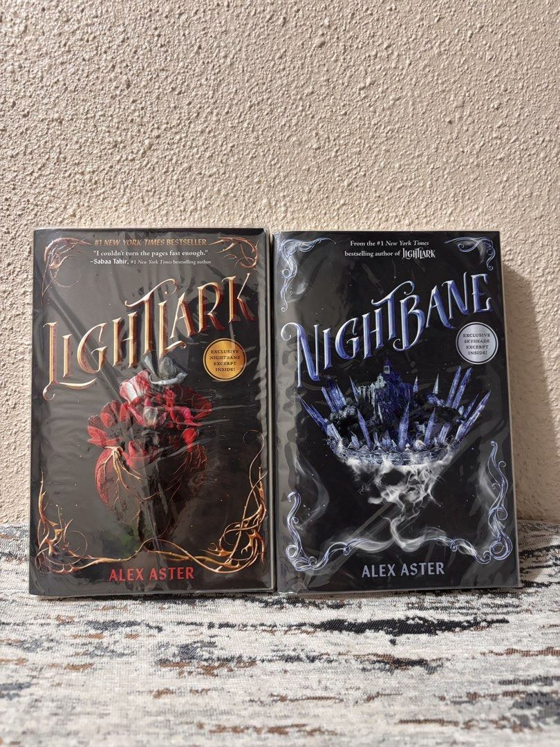 Lightlark and Nightbane by Alex Aster (Category: Storybooks) located in Caloocan City. Submitted by boldstorm-6421 (Listing ID 1470725033, Image 1). Description: Alex Aster duology:Lightlark & Nightbane (Paperback) In good condition .