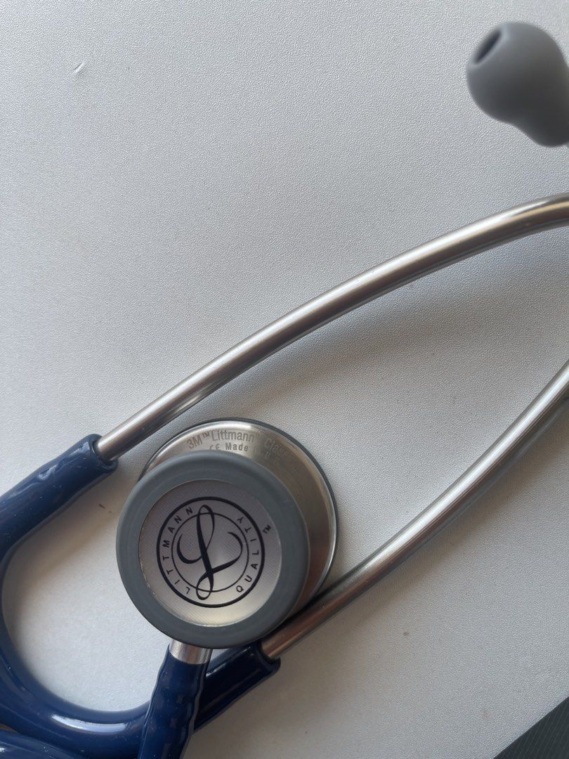 Littmann Classic III Stethoscope (Category: Medical Supplies & Tools) located in Manila. Submitted by hohory (Listing ID 1470568393, Image 3). Description: Littmann Classic III Stethoscope for nursing/med students, doctors, and other medical professionals. Bought it for full price, selling it on discounted price to help other students who needs it. Slightly negotiable. - Tube color: Navy Blue - Chestpiece color: Silver - Length: 27 inches - Stem 