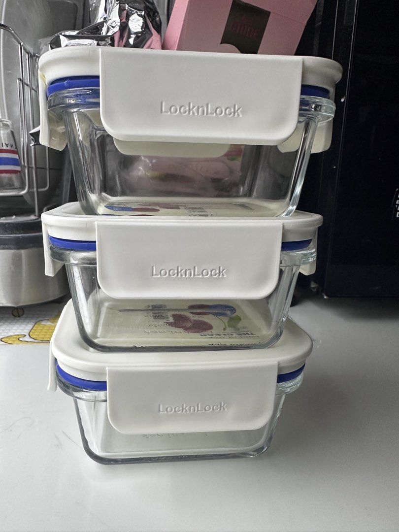 LocknLock 160ml (Category: Food Organization & Storage) located in Cavite. Submitted by art_declutter (Listing ID 1470654844, Image 2). Description: Take all 3pcs Clear.