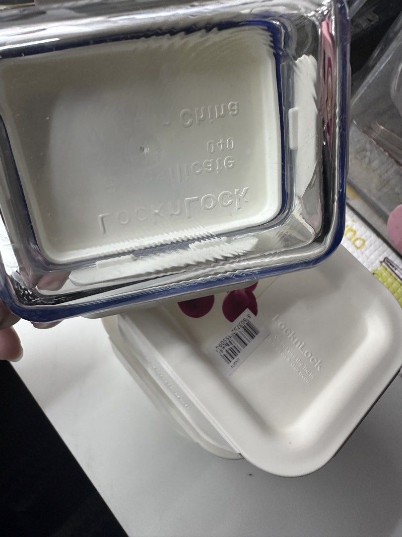 LocknLock 160ml (Category: Food Organization & Storage) located in Cavite. Submitted by art_declutter (Listing ID 1470654844, Image 3). Description: Take all 3pcs Clear.