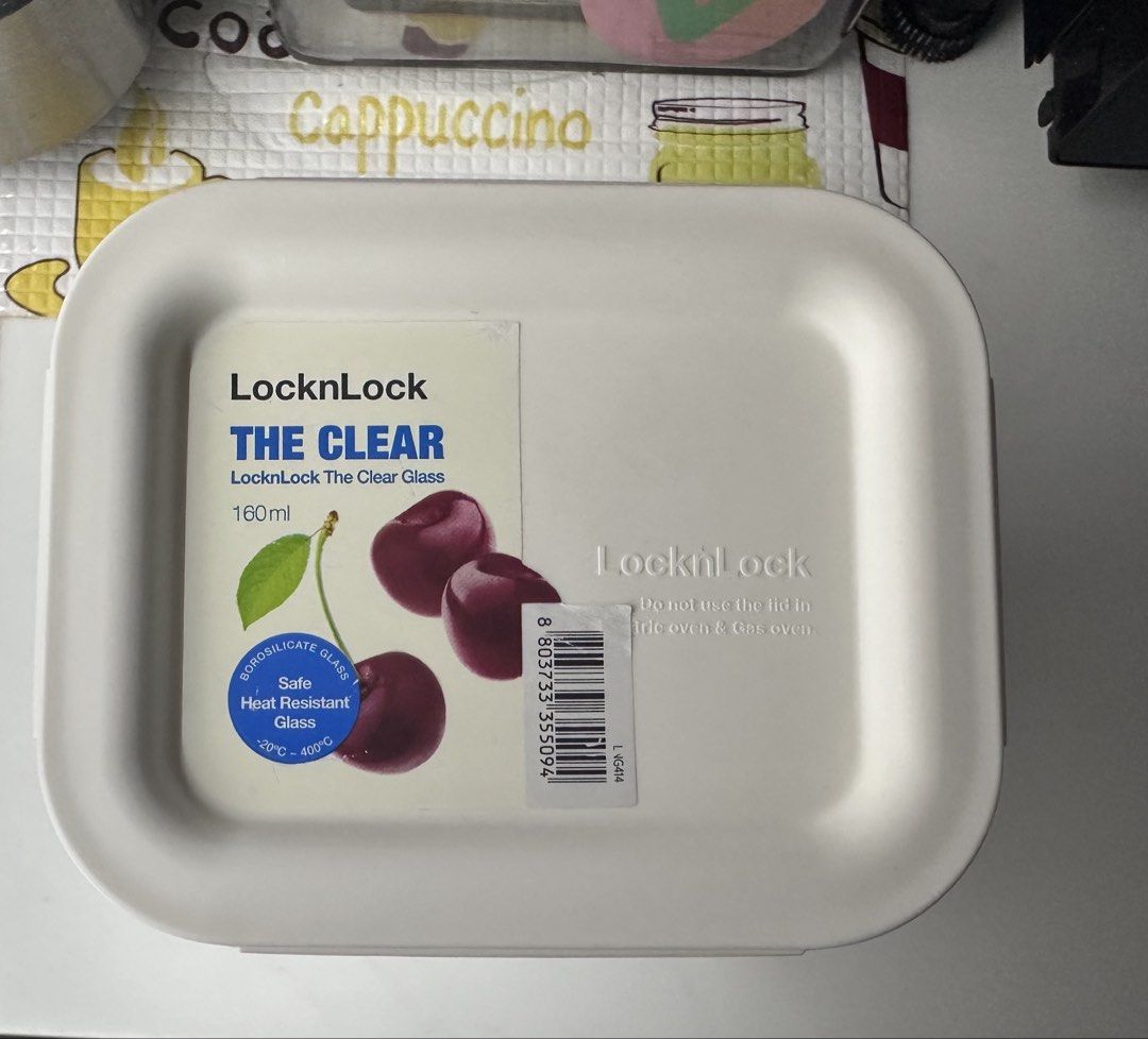 LocknLock 160ml (Category: Food Organization & Storage) located in Cavite. Submitted by art_declutter (Listing ID 1470654844, Image 1). Description: Take all 3pcs Clear.
