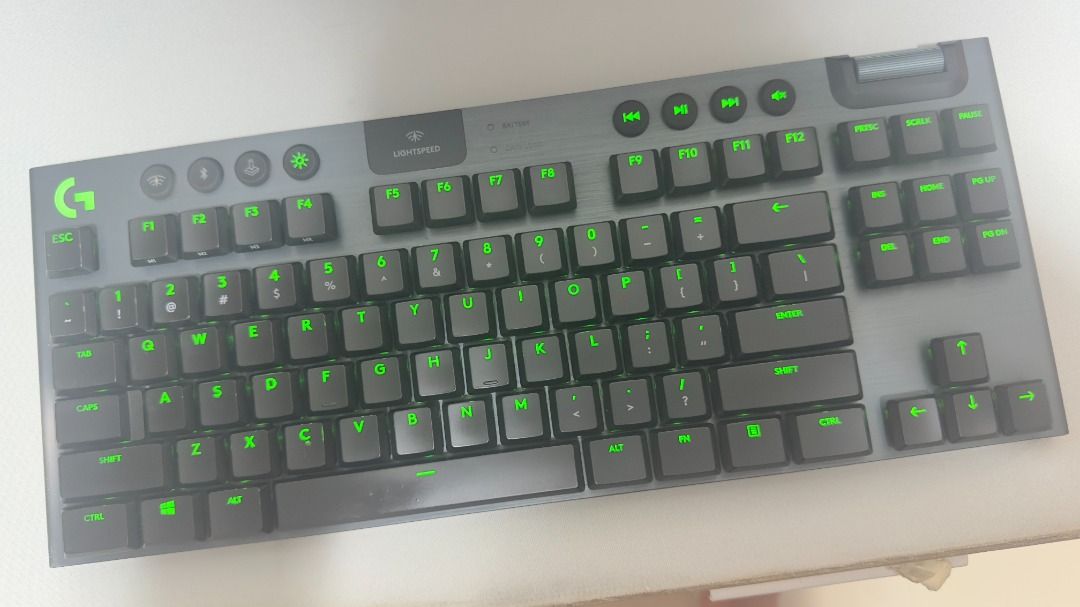 Logitech G913 TKL Wireless RGB Mechanical Gaming Keyboard (Category: Computer Keyboard) located in Manila. Submitted by lonegamerxgoodfinds (Listing ID 1470580061, Image 3). Description: - Model: Logitech G913 TKL Wireless Mechanical Gaming Keyboard - Condition: Like new, opened and tested only (with original box) - Switches: Low-profile mechanical switches for fast actuation - Connectivity: LIGHTSPEED wireless for lag-free gaming - Lighting: Cus