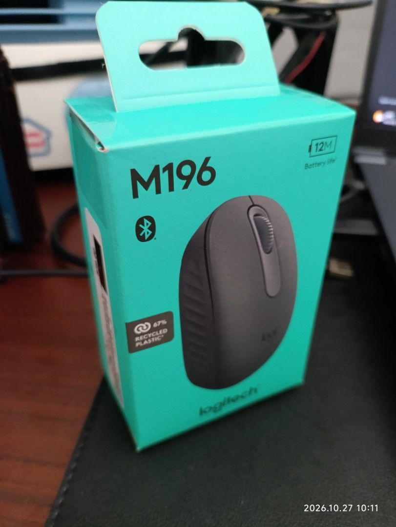 Logitech mouse M196, Computers & Tech, Parts & Accessories, Mouse ...