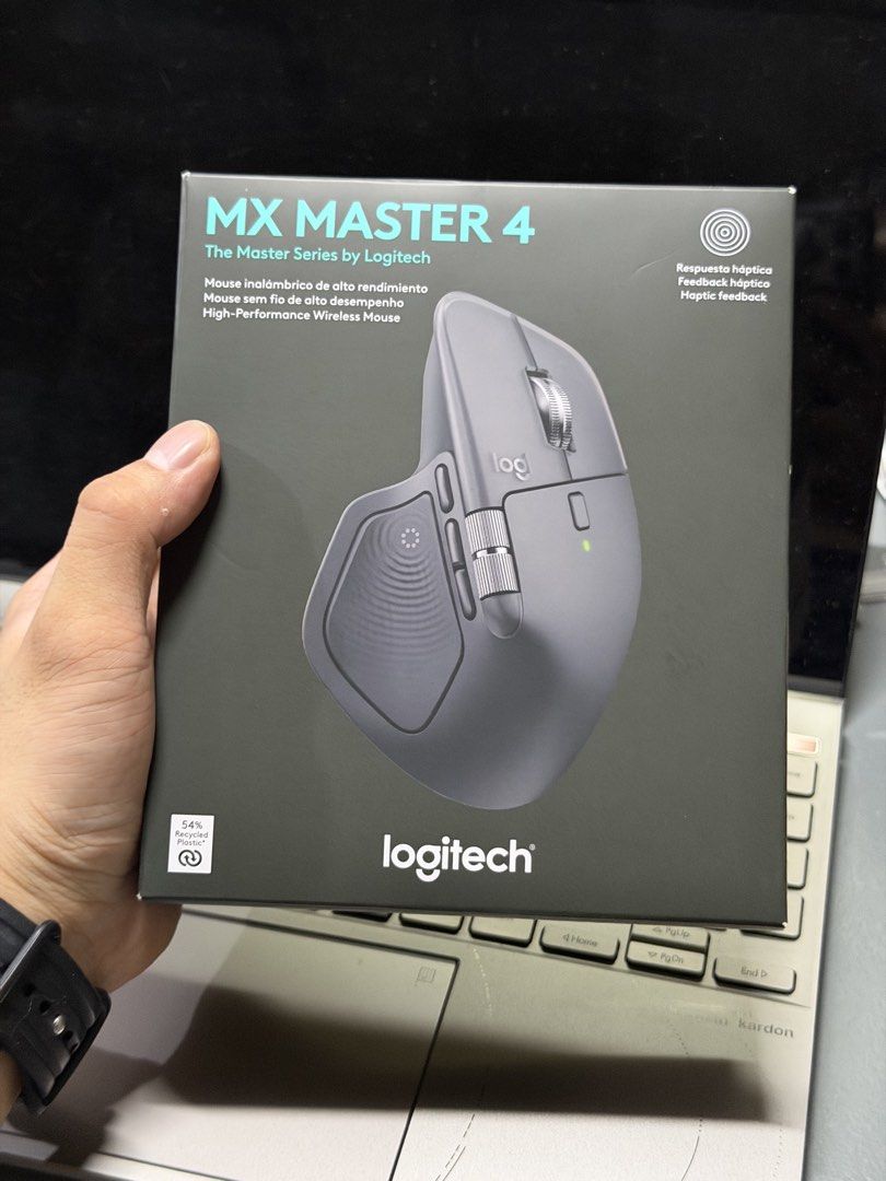 Logitech MX Master 4 Wireless Mouse Graphite (Category: Mouse & Mousepads) located in Mandaluyong City. Submitted by joshlim (Listing ID 1470650792, Image 1). Description: 6.5K Bnew - Sealed Mandaluyong Loc.