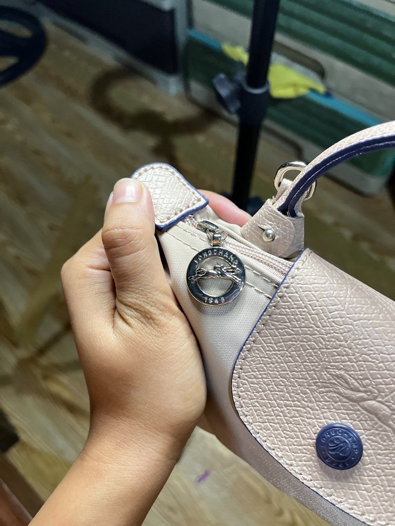 Longchamp mini micro (Category: Cross-body Bags) located in San Jacinto. Submitted by kellysthrift_ (Listing ID 1470679231, Image 3). Description: Longchamp micro brown beige color.