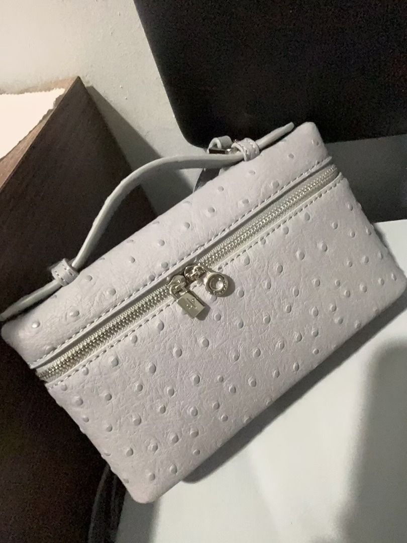 loro p extra pocket pouch bag ostrich leather (Category: Shoulder Bags) located in Quezon City. Submitted by japanandsingaporeluxepreloved (Listing ID 1470678920, Image 2). Description: .