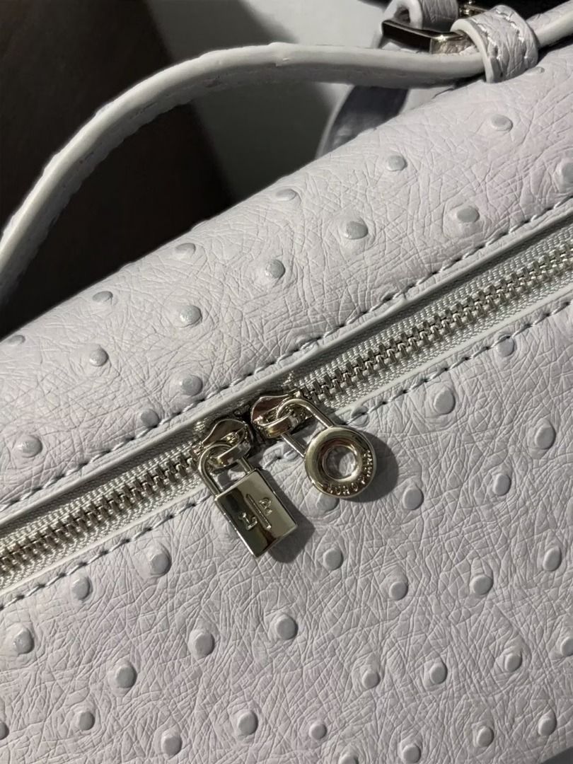 loro p extra pocket pouch bag ostrich leather (Category: Shoulder Bags) located in Quezon City. Submitted by japanandsingaporeluxepreloved (Listing ID 1470678920, Image 3). Description: .