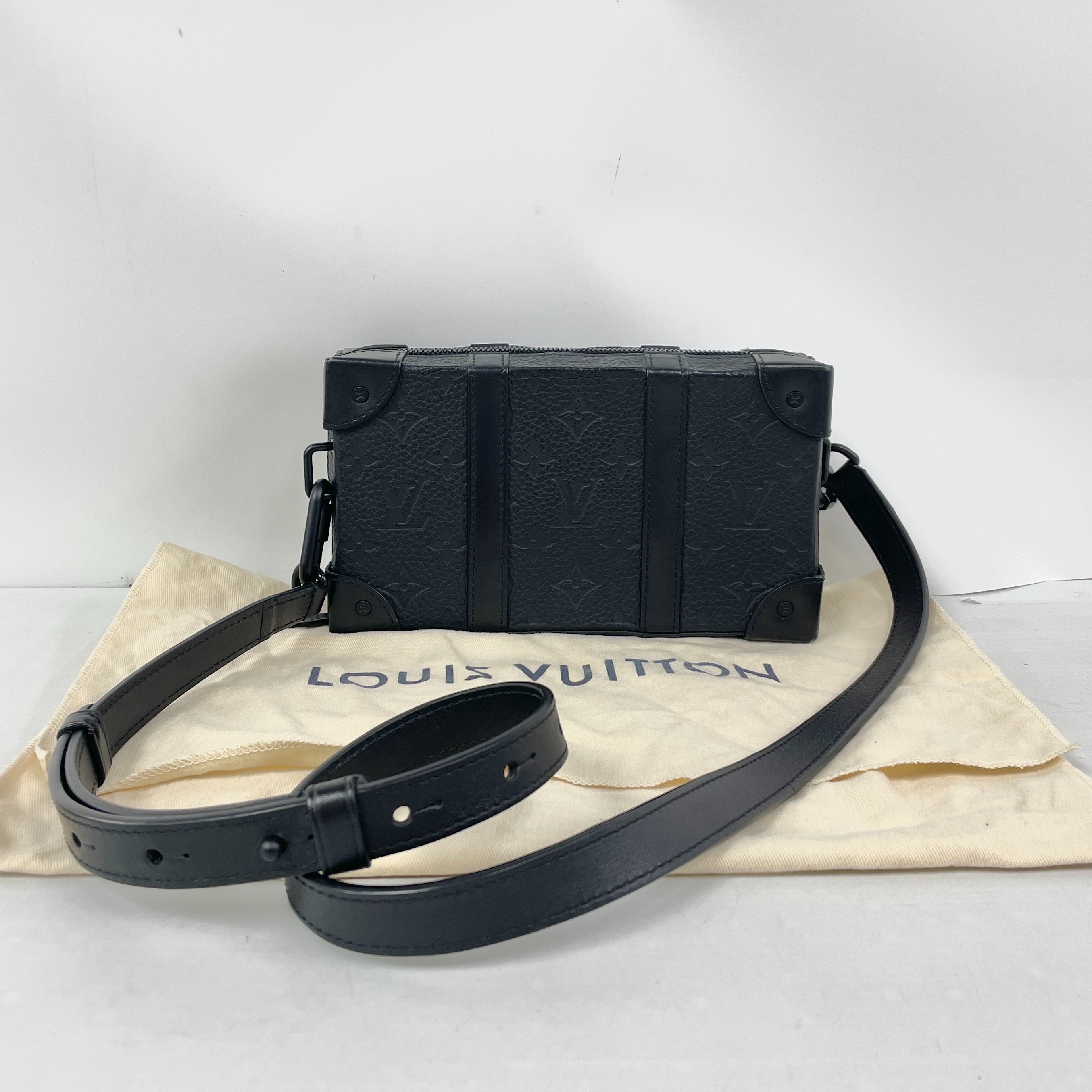 LOUIS VUITTON BLACK EMPREINTE M80224 SOFT TRUNK RFID 267****** JN ...