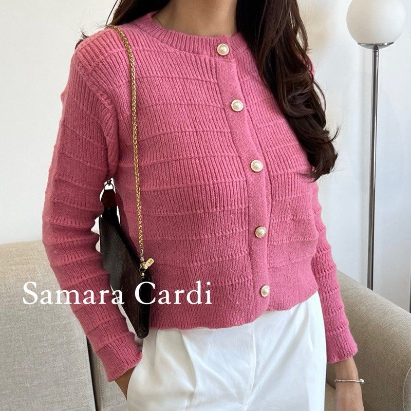 Lovito Pink Knitted Cardigan (Category: Coats, Jackets and Outerwear) located in San Fernando. Submitted by louluntian (Listing ID 1470654778, Image 1). Description: 𝐂𝐨𝐧𝐝𝐢𝐭𝐢𝐨𝐧: Needs washing | No issues 𝐋𝐨𝐜𝐚𝐭𝐢𝐨𝐧: Pampanga 𝐌𝐎𝐏: GCASH Only 𝐂𝐨𝐮𝐫𝐢𝐞𝐫: Lalamove | J&T Express (Shipping fee c/o buyer) .