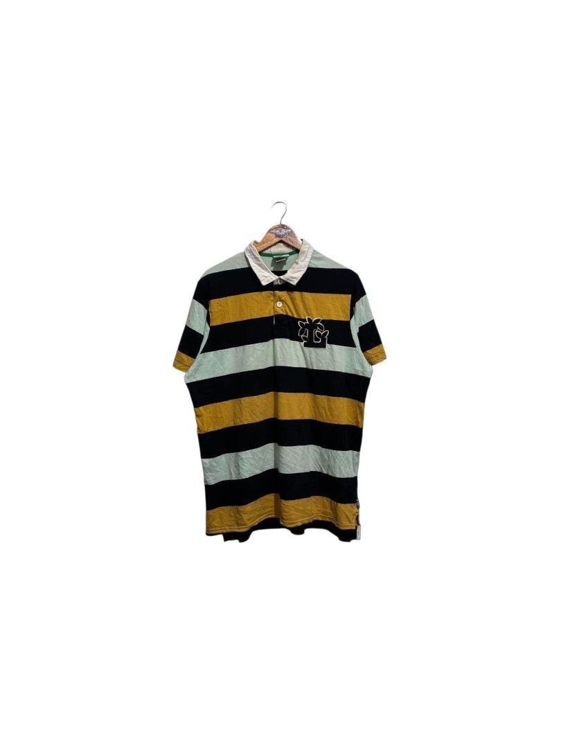 LRG Stipes Polo Shirt (Category: Tshirts & Polo Shirts ) located in Bauan. Submitted by onetwothrift2 (Listing ID 1470679595, Image 1). Description: LRG Stipes Polo Shirt Size: XL Dimes: L30 W24.5 Color rate: 9/10 Excellent condition No issue.
