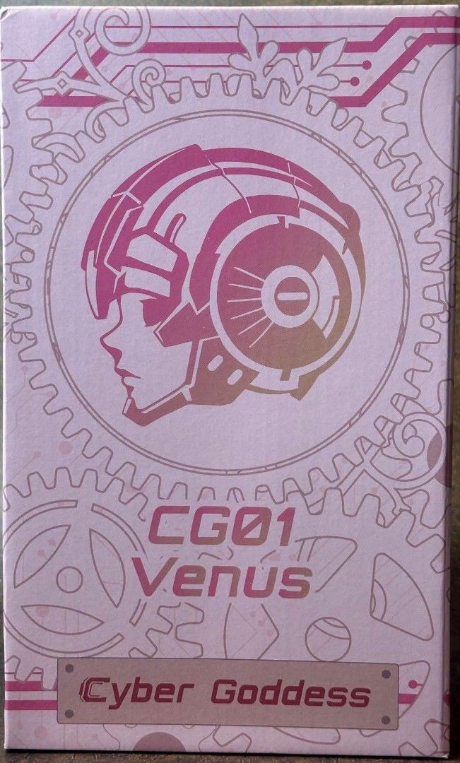Lucky Cat Cyber Goddess CG01 Venus (ARCEE) (Category: Figurines & Statues) located in Manila. Submitted by mauchan00000303 (Listing ID 1470641012, Image 1). Description: - Model: Lucky Cat Cyber Goddess CG01 Venus - Type: Highly articulated mecha anime collectible action figure - Armor: Pink and white with metallic bronze joints and visor detailing - Includes: Twin blasters, backpack unit, and display stand - Special Accessory: Matching pink conv