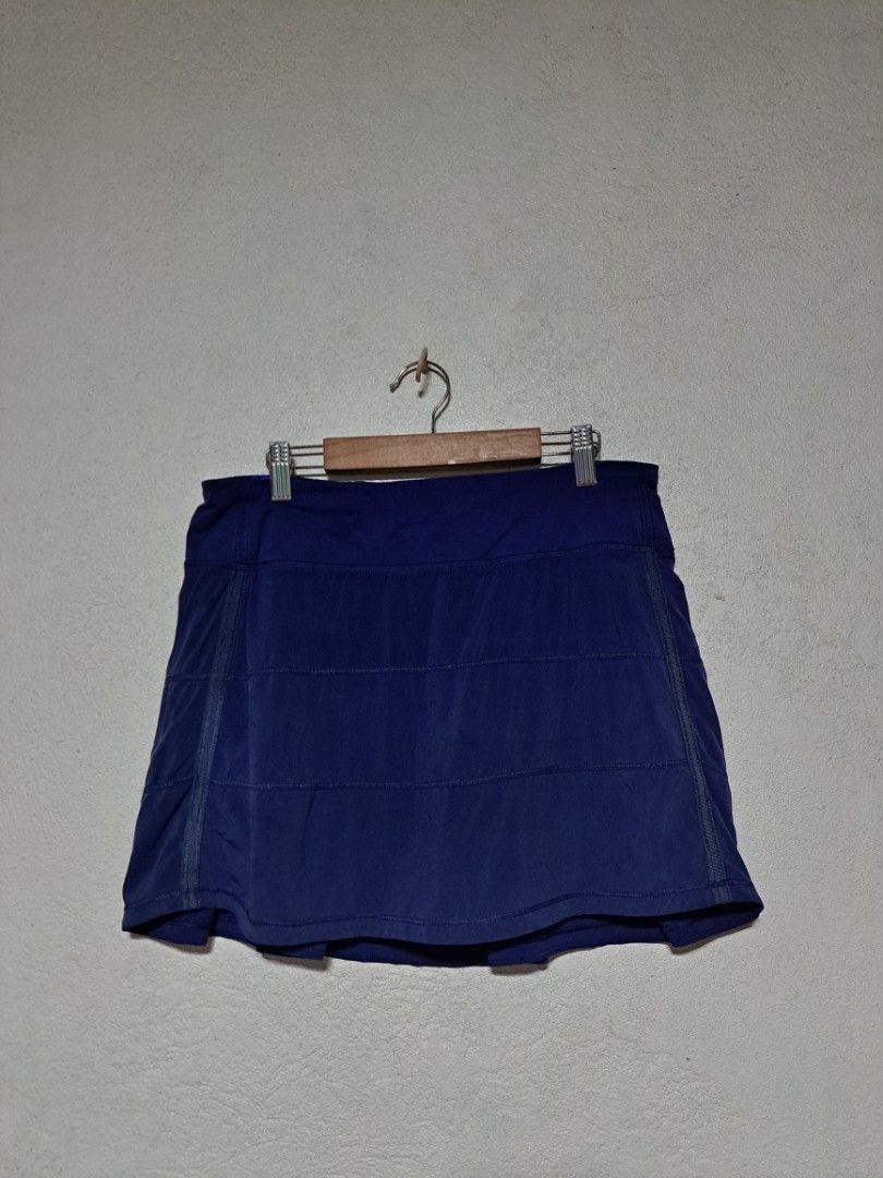 Lululemon Pace Rival Skort (Category: Activewear) located in Dumaguete. Submitted by jayarbajad49160 (Listing ID 1470633598, Image 2). Description: Lululemon Pace Rival Skirt (Authentic) -1000 add sf Very Good Condition Color rate:9.2/10 Dot 6 Width:28 Length:14 Loc dumaguete city visayas.