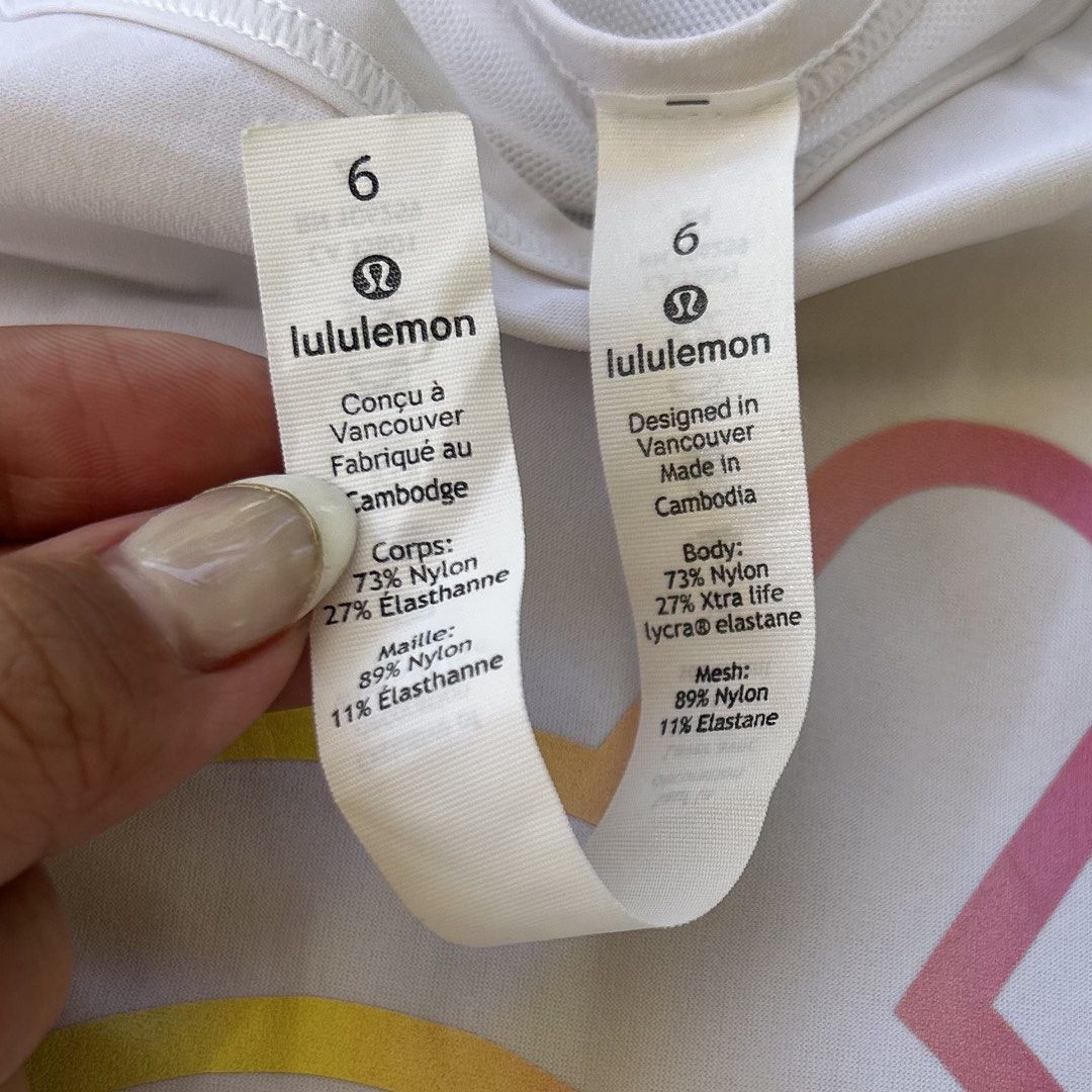 Authentic Lululemon Tank Top (dot 6) (Category: Activewear) located in Davao. Submitted by luxnmore_dvo (Listing ID 1470573309, Image 3). Description: NO LOWBALLING FIRST TO PAY BASIS Dot 6 Fits Med to large See last pic for issue (kayo napo bahala magtanggal).