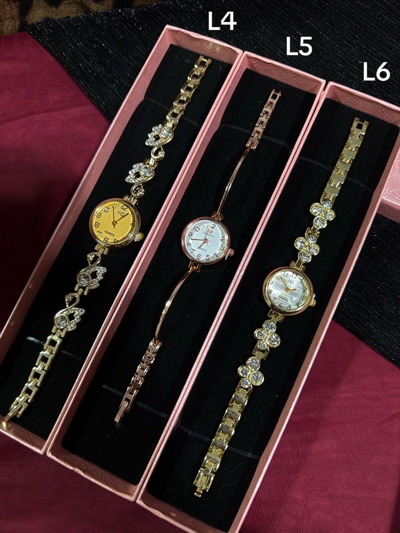 Luxury Dainty Watch (Category: Women's Watches) located in Valenzuela. Submitted by jayeee021 (Listing ID 1470613076, Image 2). Description: 199 each ‼️ - with free box and battery - we ship via j&t/lalamove 📍Valenzuela City.