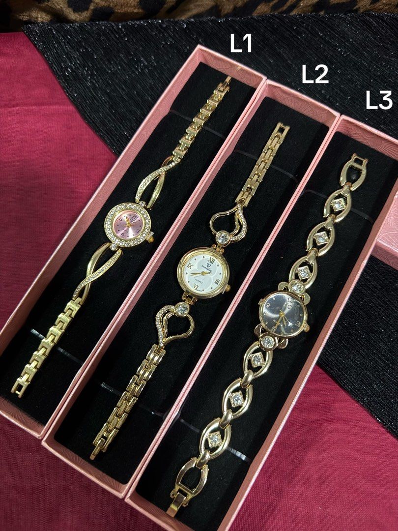 Luxury Dainty Watch (Category: Women's Watches) located in Valenzuela. Submitted by jayeee021 (Listing ID 1470613076, Image 1). Description: 199 each ‼️ - with free box and battery - we ship via j&t/lalamove 📍Valenzuela City.