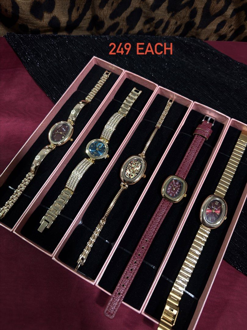 Luxury Watch (Category: Women's Watches) located in Valenzuela. Submitted by jayeee021 (Listing ID 1470614029, Image 1). Description: 249 each‼️ - with free box & batt - we ship via j&t express/lalamove 📍Valenzuela City.