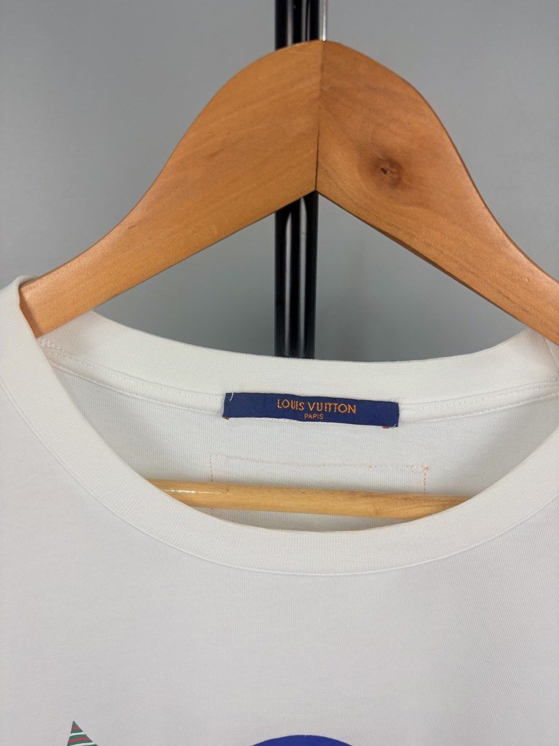 Lv (Category: Tshirts & Polo Shirts ) located in Manila. Submitted by _remyboyz (Listing ID 1470599131, Image 3). Description: LV Measurement Size:Small Width:20 Lenght:27 Color rate:10/10 Condition:Excellent condition Flaw/Issue:None.