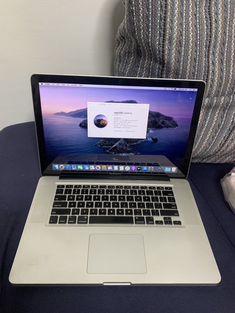 macbook pro i7 2012 (Category: Laptops & Notebooks) located in Manila. Submitted by hometechieonlineshop (Listing ID 1470567346, Image 1). Description: macbook pro i7 2012 15inch 4gb ram 256gb ssd ready to use with charger.